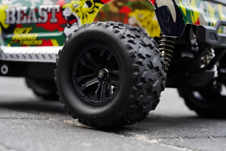 Високошвидкісний радіокерований позашляховик Car, Monster Truck, з дистанційним керуванням 100 м, 45 км/год. Повний привід 4x4/4 Код:null. Зображення 5