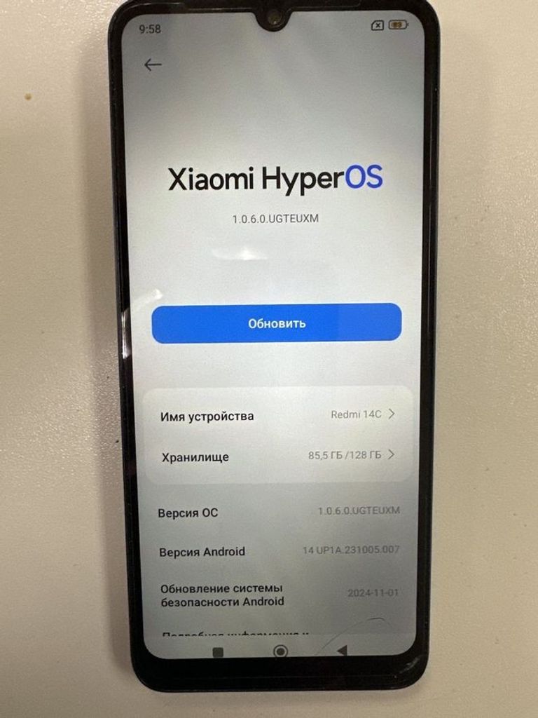 Оголошення Xiaomi redmi 14c 4/128gb Б/У