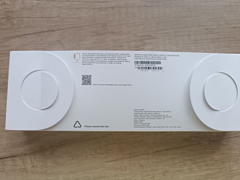 Apple Watch Series 10 GPS 46mm Rose Gold Alu. Case w. Light Blush Sport Band - S/M (MWWT3) Код:null. Зображення 4