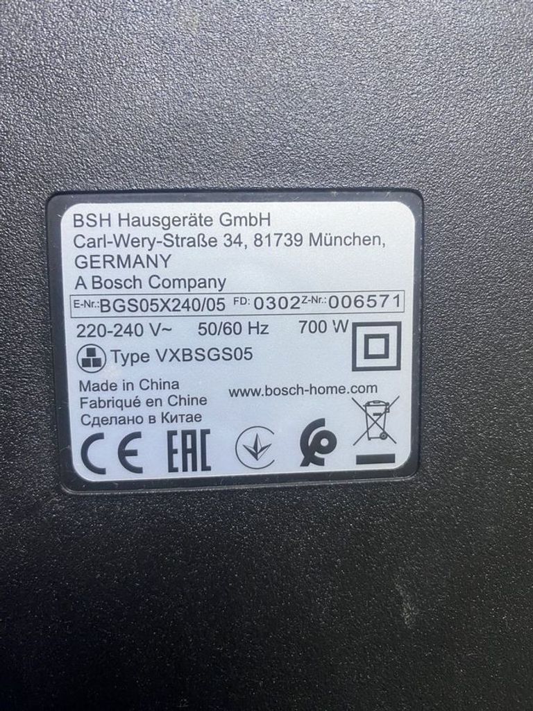 Дешево Bosch Serie 2 BGS05X240 з ломбарду