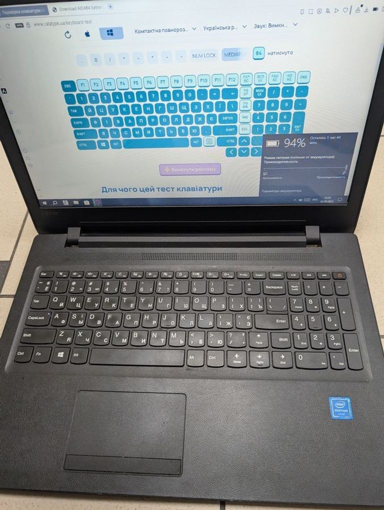 Купити Lenovo 15/pentium n3710 ddr3/4gb ddr3/hdd 500 gb/*інтегрована Б/У