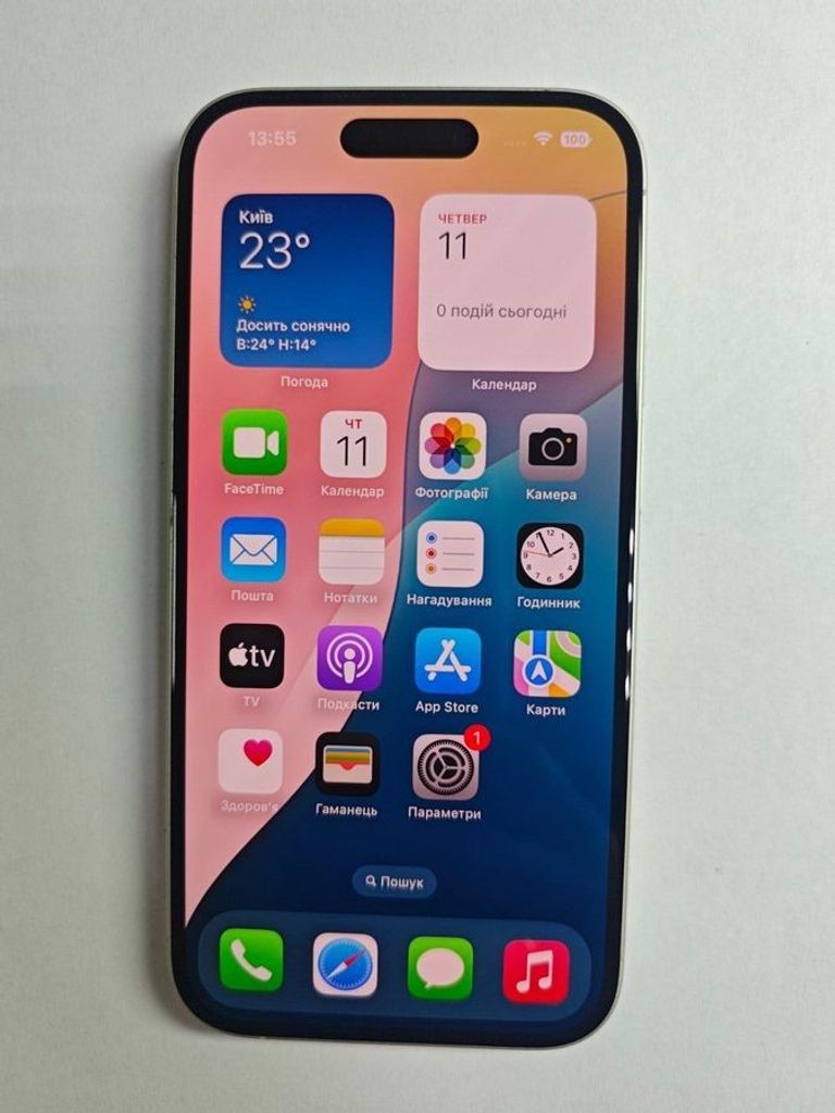 Купити Apple iPhone 16 128GB Black (MYE73) Б/У