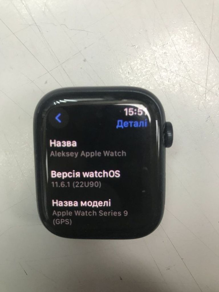 Оголошення Apple watch series 9 gps 45mm aluminum case Б/У