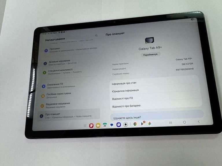 Купити Samsung galaxy tab a9+ 2025 wifi 8/256gb Б/У