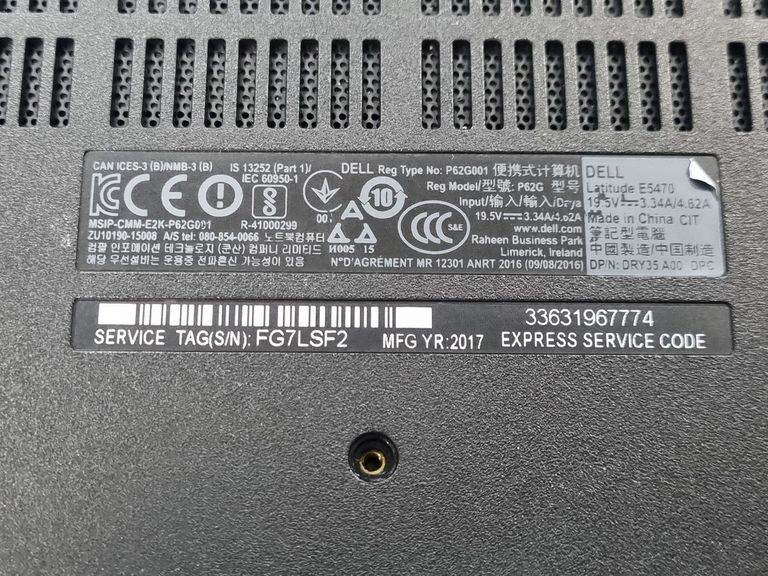 Dell 14/core i5 6300u ddr3/16gb ddr3/hdd *відсутній/ssd 128 gb/*інтегрована Код:01-200784857. Зображення 6