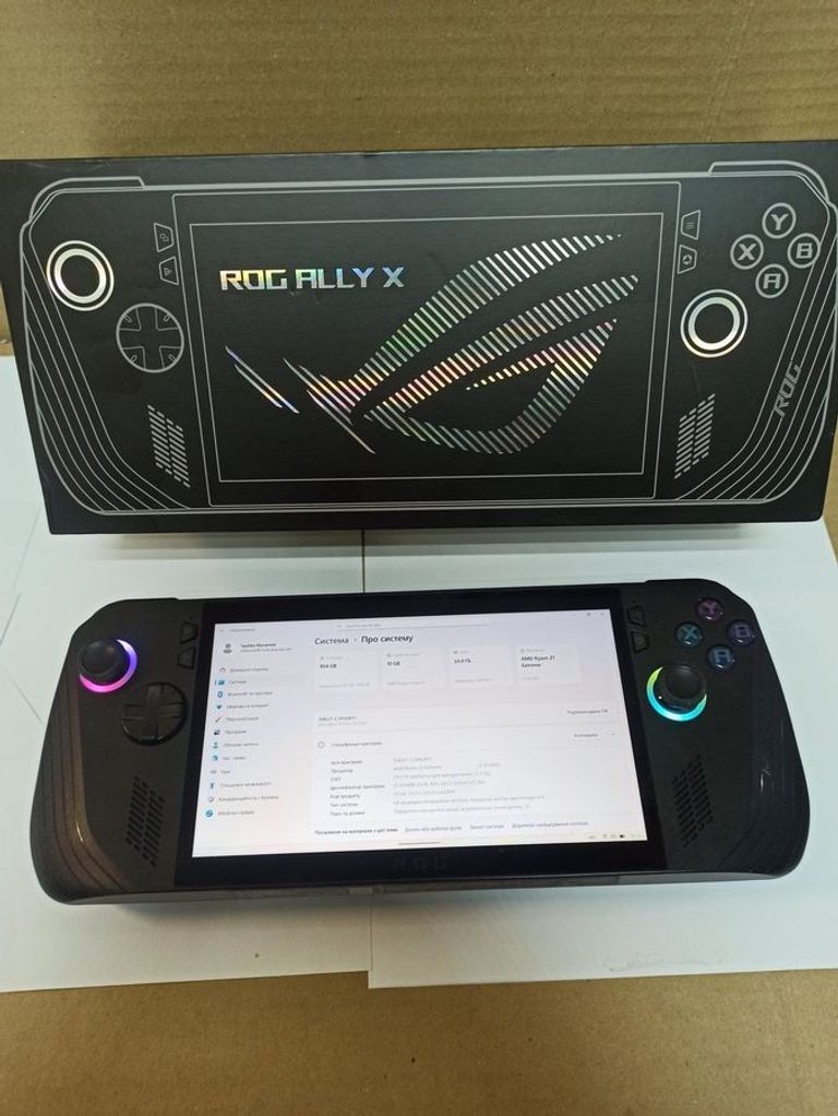 Купить Asus rog ally x 2024 1 tb Б/У