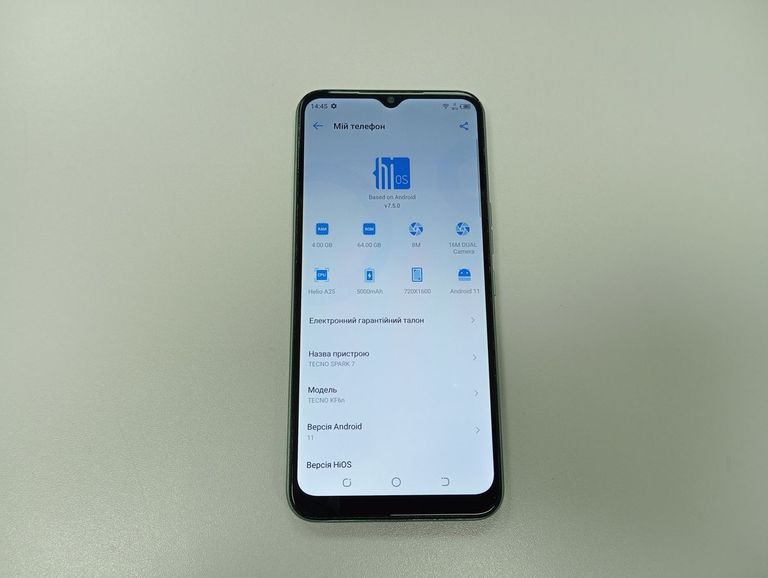 Дешиво Tecno spark 7 kf6n 4/128gb с ломбарда