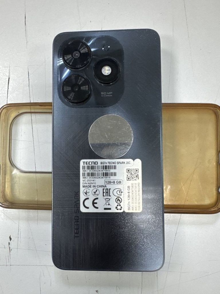 Дешево Tecno spark 20c bg7n 8/128gb з ломбарду
