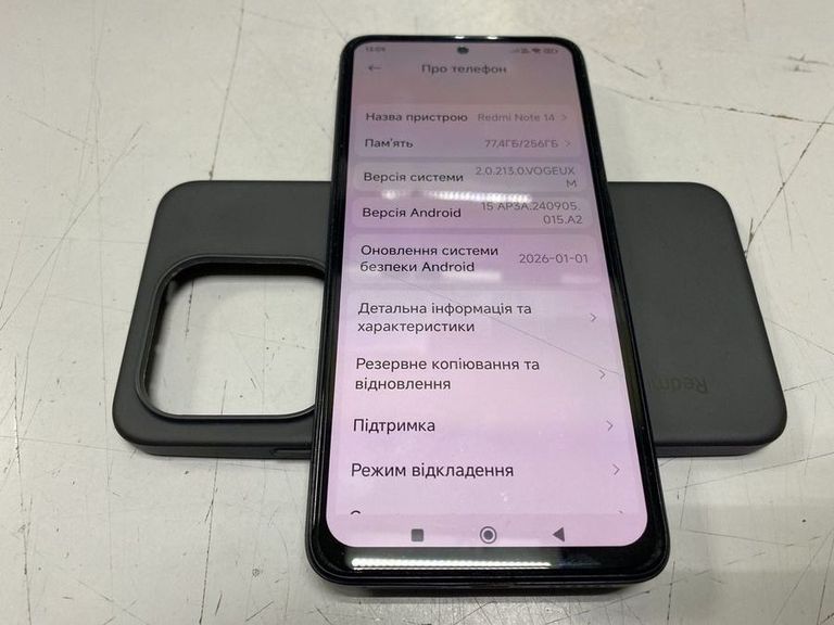 Объявление Xiaomi redmi note 14 8/256gb Б/У