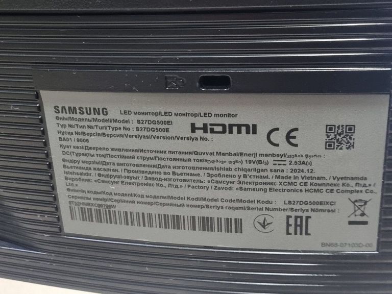 Samsung s27dg500 Код:01-200899029. Зображення 5