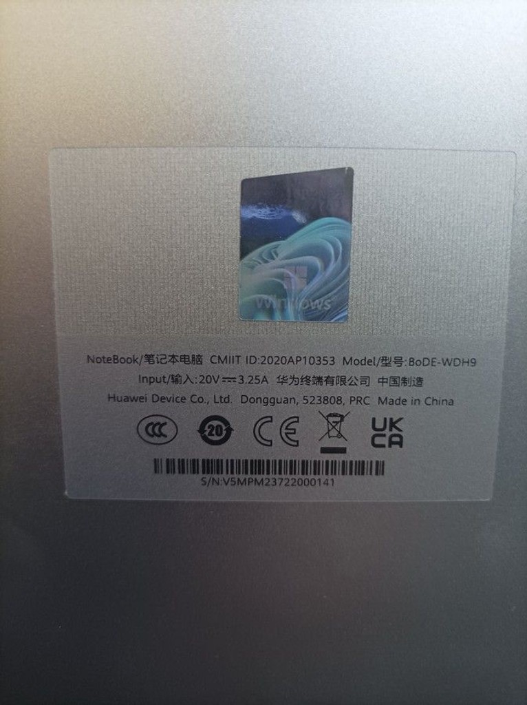 Huawei 15/core i5-1155g7 ddr4/8gb ddr4/hdd *відсутній/ssd 512 gb/*інтегрована Код:01-200938518. Зображення 8