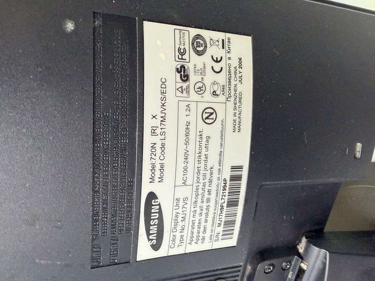 Samsung 720n Код:01-200940186. Изображение 5