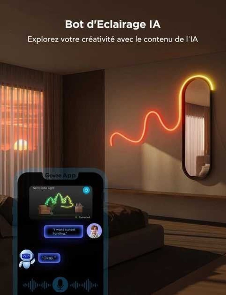Govee Neon Rope Light 2 H61D5 5 м Код:null. Зображення 5