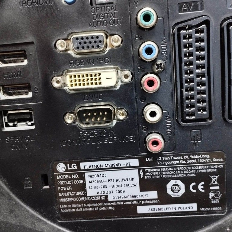 Оголошення Lg m2094d Б/У