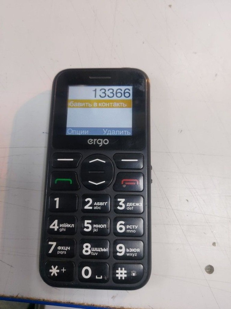 Дешево Ergo R181 Dual Sim Black з ломбарду