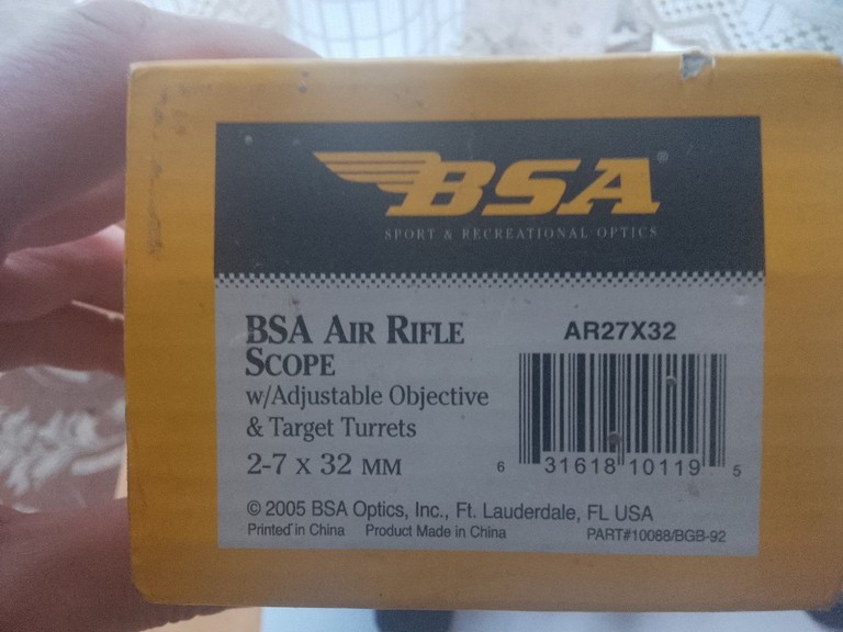 Оголошення Оптичний приціл BSA AIR 27х32 Б/У