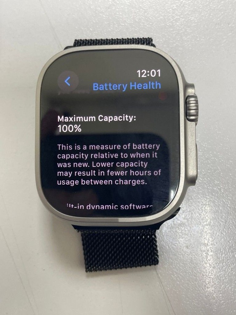 Оголошення Apple watch ultra 2 gps + cellular 49mm titanium case Б/У
