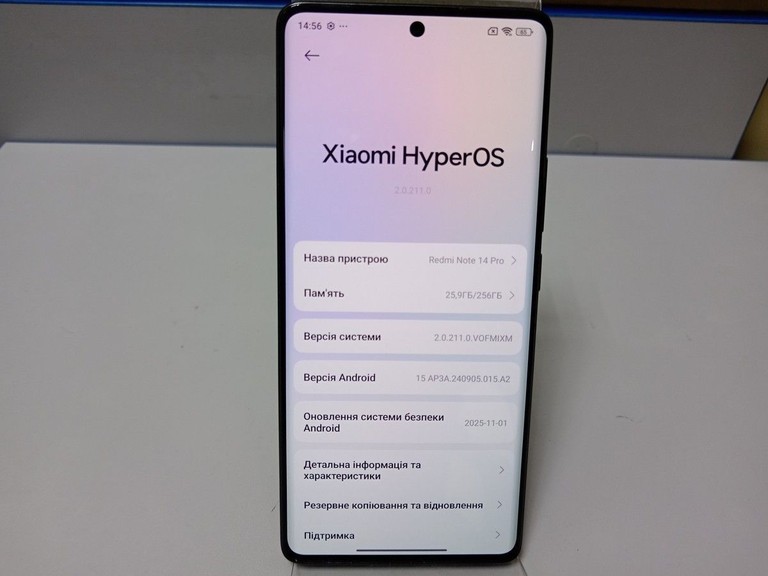Оголошення Xiaomi redmi note 14 pro 8/256gb Б/У