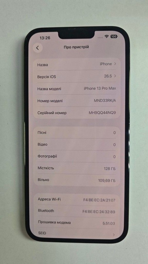 Дешево Apple iphone 13 pro max 128gb з ломбарду