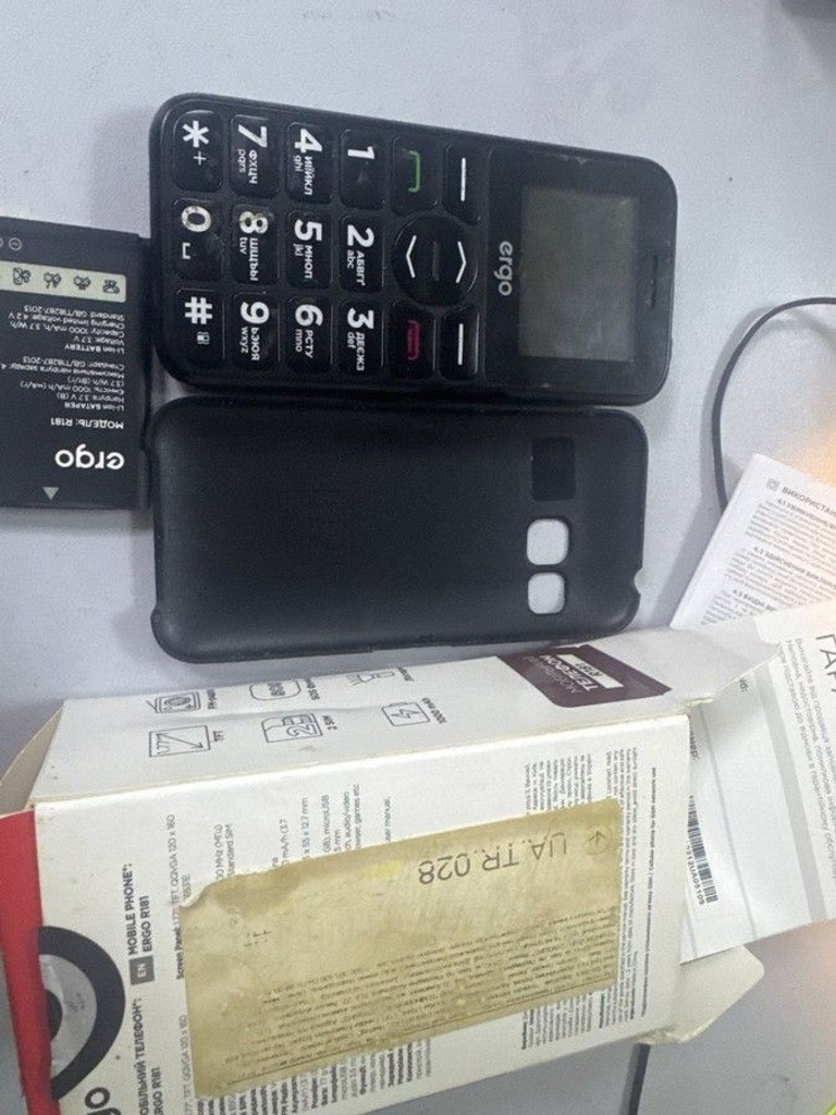 Оголошення Ergo R181 Dual Sim Black Б/У