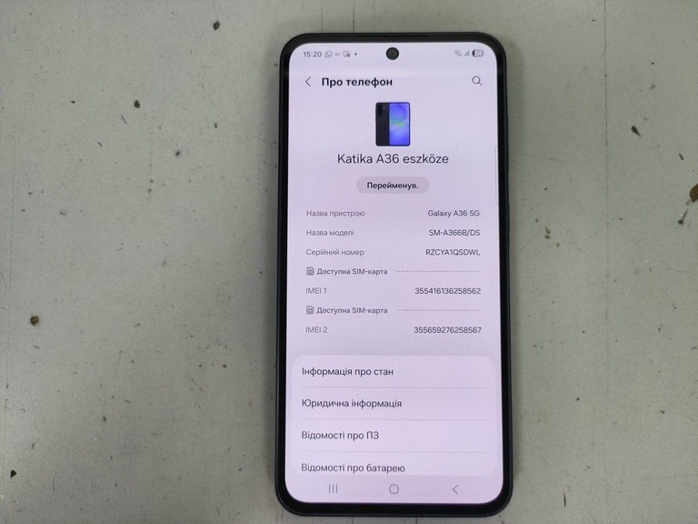 Дешево Samsung galaxy a36 5g 6/128gb з ломбарду