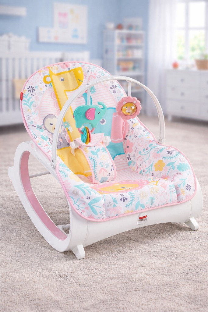 Купити Fisher Price з музичною підвіскою та регульованою спинкою Б/У
