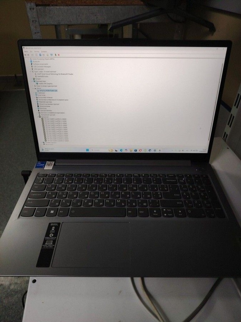 Дешиво Lenovo 15/core i5-12450h ddr5/16gb ddr5/hdd *відсутній/ssd 1000 gb/*інтегрована с ломбарда