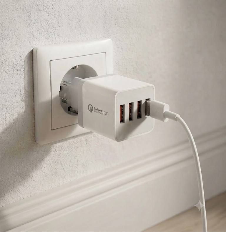 Дешиво Fast Charge 220v 4 USB D22 с ломбарда
