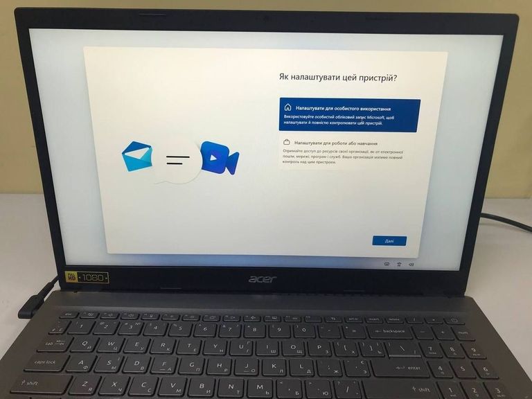 Дешиво Acer 15/core i5-12450h ddr5/16gb ddr4/hdd *відсутній/ssd 512 gb/*інтегрована с ломбарда