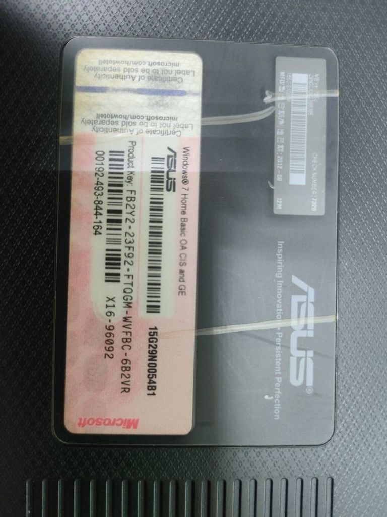 Дешево Asus 15/c60 ddr3/2gb ddr3/hdd 320 gb/ssd *відсутній/*інтегрована з ломбарду