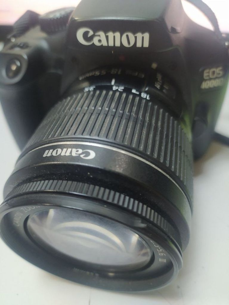 Купить Canon eos 4000d + ef-s 18-55 1:3.5-5.6 iii Б/У