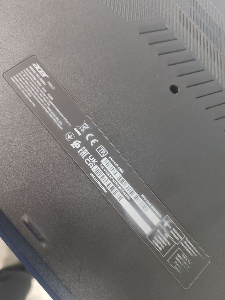 Acer 15/core i5-11400h ddr4/16gb ddr4/hdd *відсутній/ssd 1000 gb/geforce rtx3050ti 4gb Код:01-200808195. Изображение 8