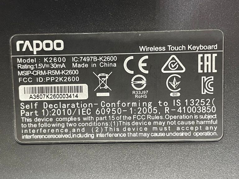 Дешево Rapoo k2600 з ломбарду