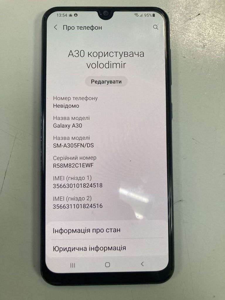 Дешево Samsung galaxy a30 2019 4/64gb з ломбарду