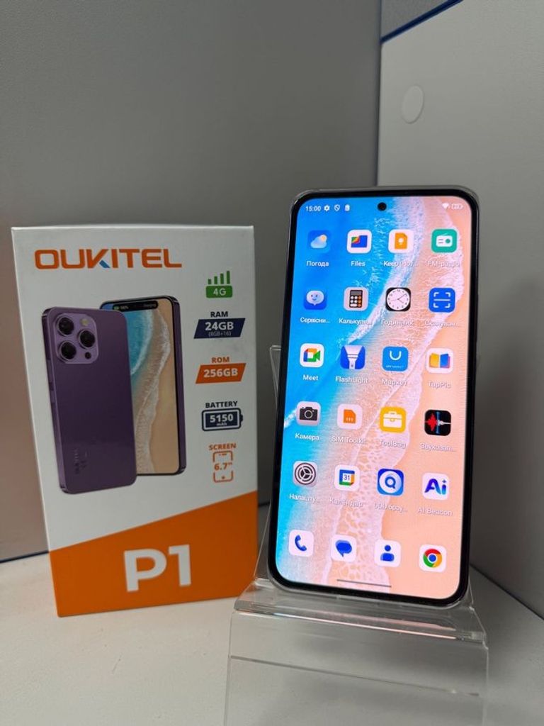 Купити Oukitel P1 8/256GB Black Б/У