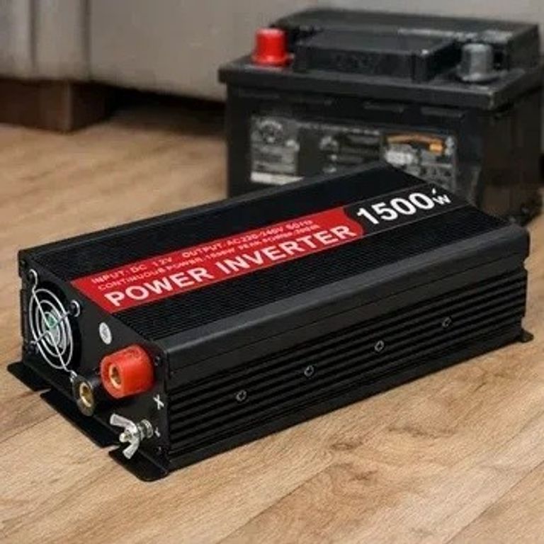 Купити Перетворювач напруги-інвертор Power Inverter 12V модифікований синус 1500w Б/У