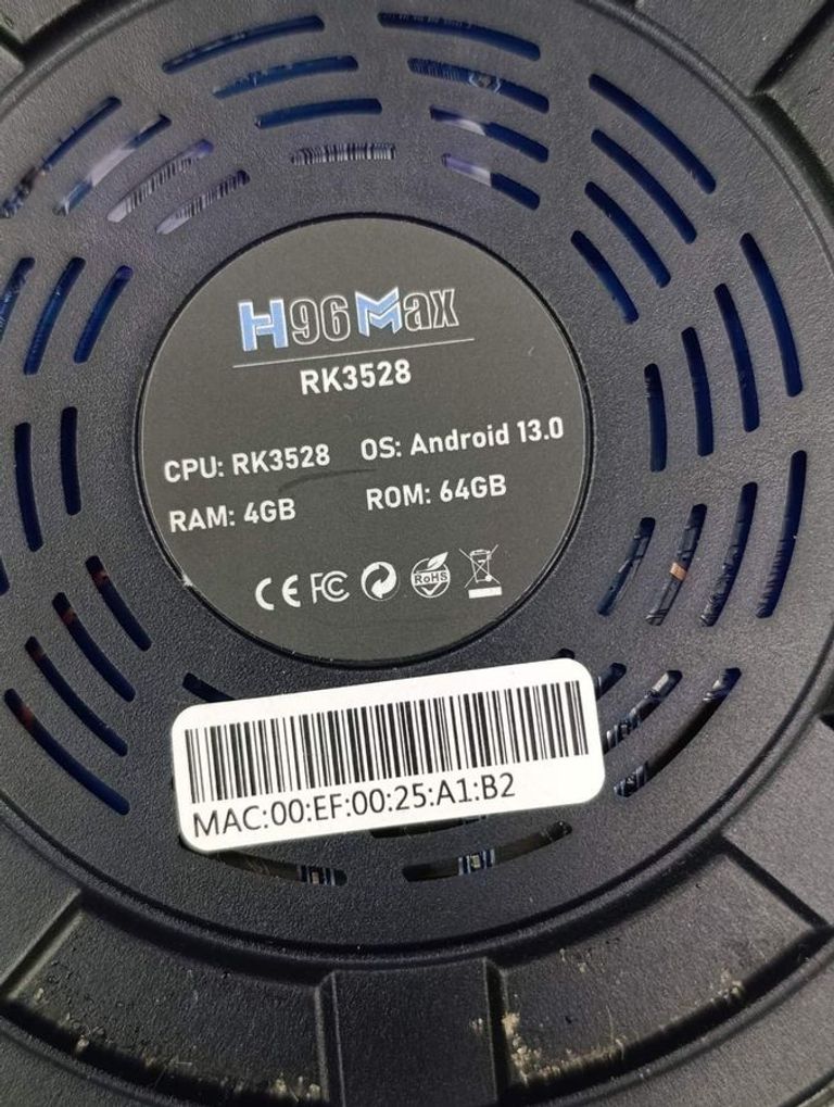  H96 Max RK3528 4/64GB Код:01-200882616. Изображение 5