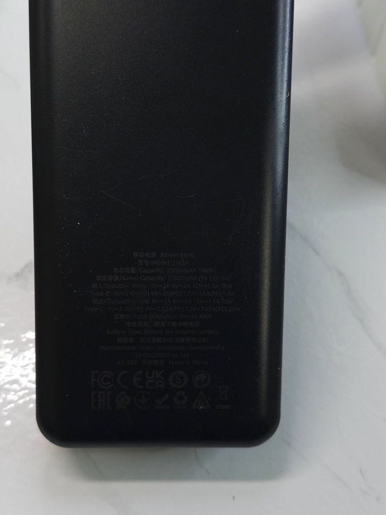 Hoco J102A Cool Figure 20000mAh 20W Black Код:01-200890702. Изображение 6