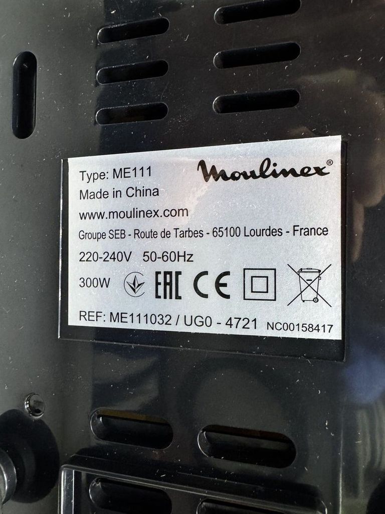 Оголошення Moulinex ME111032 Б/У