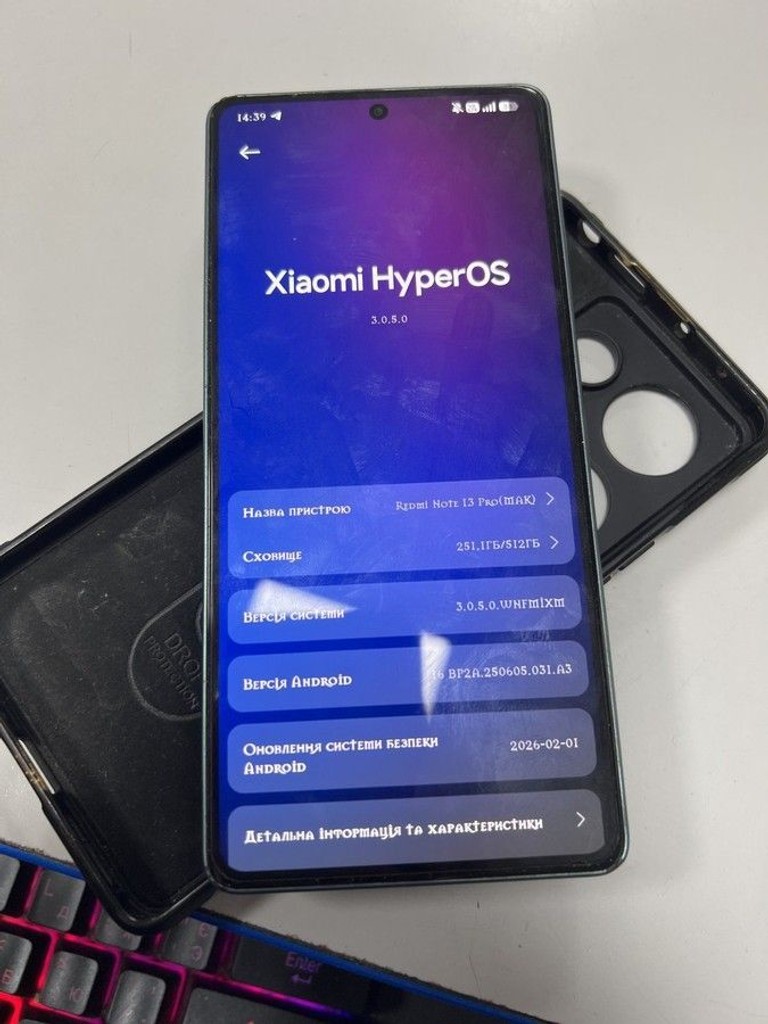 Купити Xiaomi redmi note 13 pro 4g 12/512gb Б/У