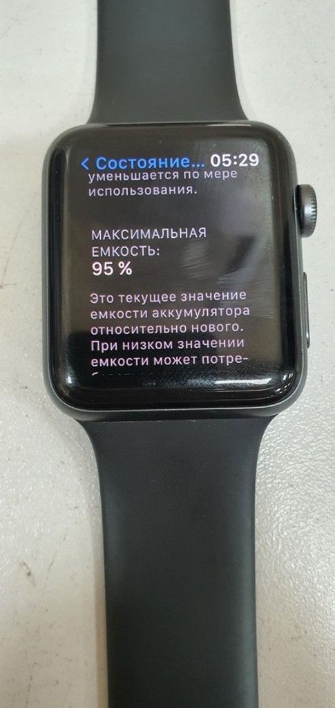 Объявление Apple watch series 3 gps 42mm aluminium case a1859 Б/У