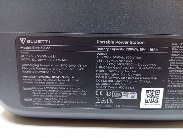 Дешево Bluetti Elite 30 V2 600W 288Wh з ломбарду