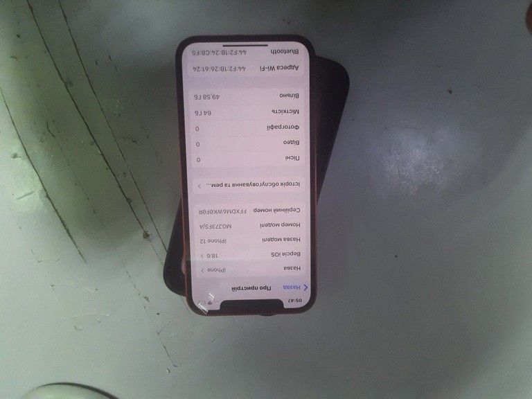Оголошення Apple iPhone 12 64GB (PRODUCT)RED Б/У