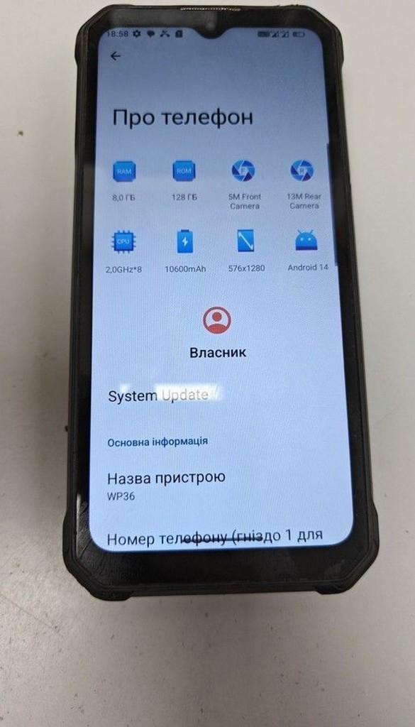Купити Oukitel WP36 8/128GB Black Б/У