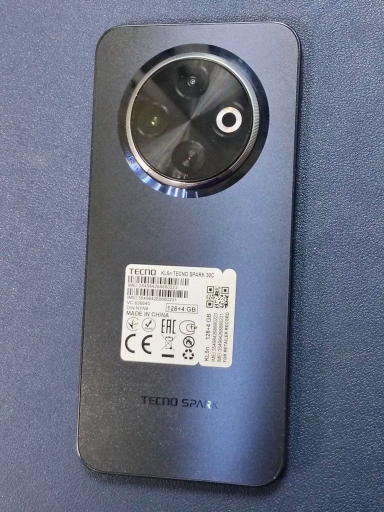 Объявление Tecno spark 30c kl5n 4/128gb Б/У