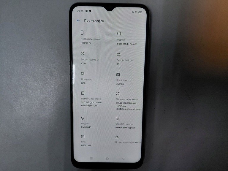 Купить Realme 6i 3/64GB Green Б/У