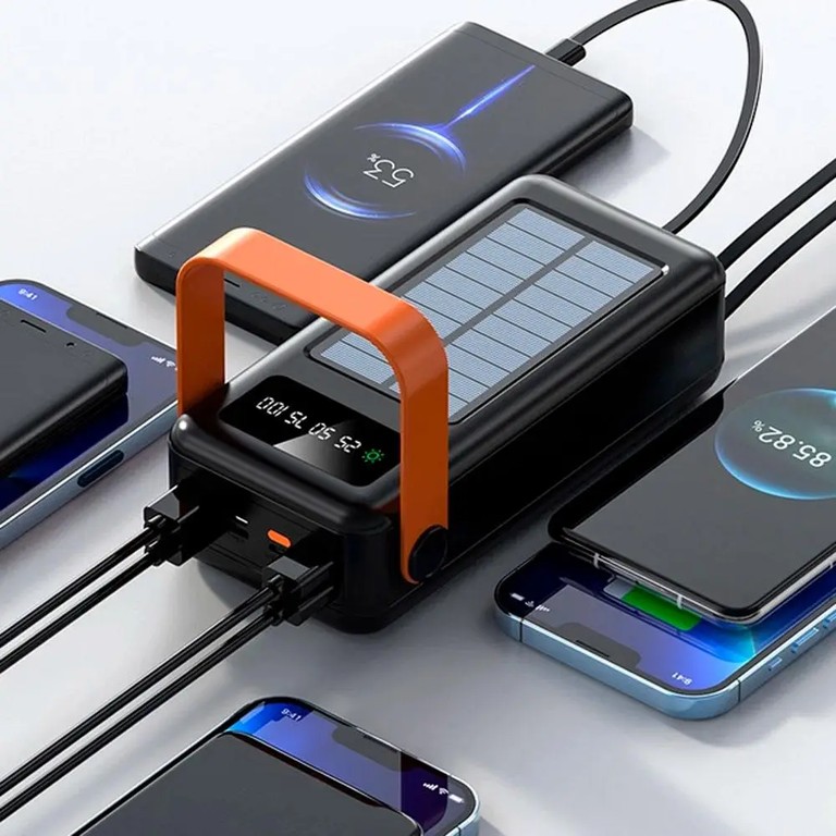 Зовнішній акумулятор / Повербанк YM-636CX 60000mAh / Power Bank SOLAR 4хUSB Код:null. Зображення 4