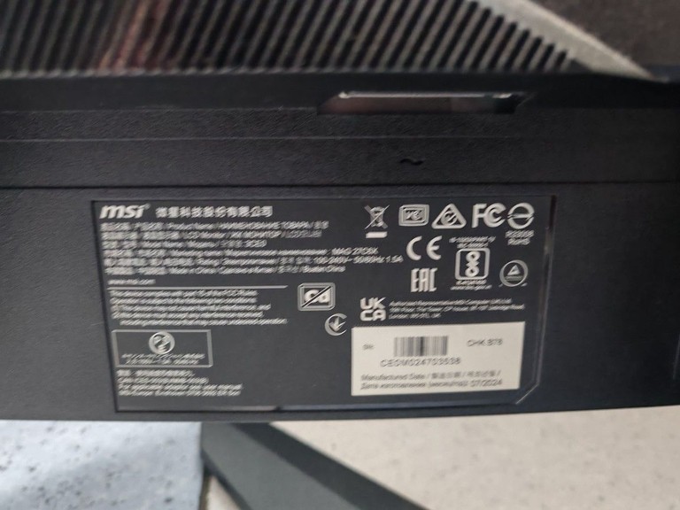 Дешиво Msi MAG 27C6X с ломбарда