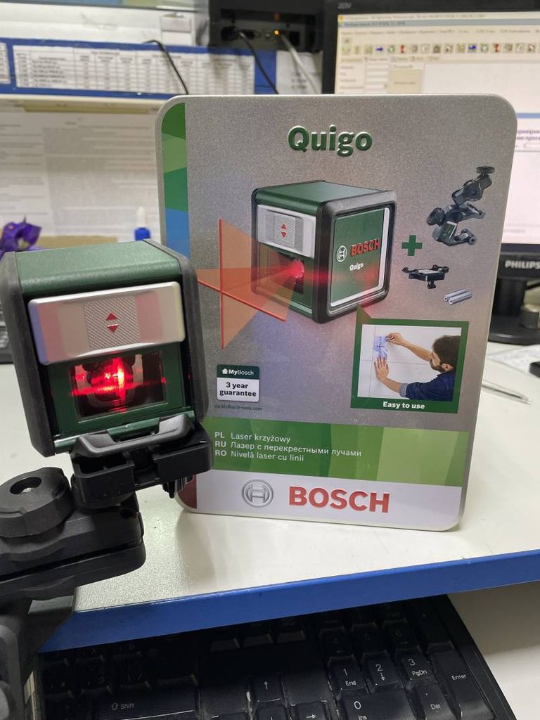 Bosch quigo green + mm2 штатив