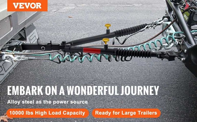 Буксир для Фаркопа. VEVOR Кріплення бампера Фаркоп 4535 кг. Із телескопічною штангою, підходить для з’єднувача 50,8 мм з тросами Код:null. Изображение 11